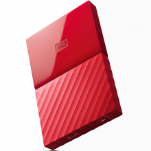  西部数据（WD）My Passport 1TB 2.5英寸 中国红 移动硬盘WDBYNN